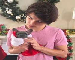 He is an animal lover.